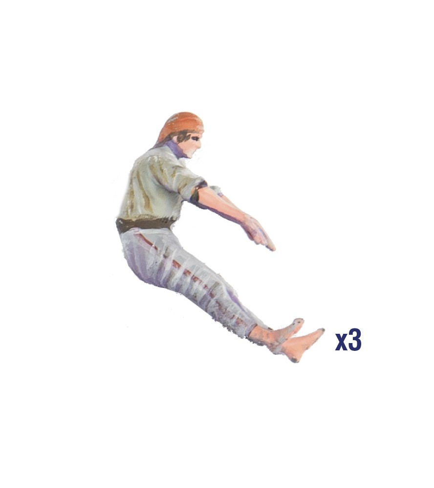 Nouvel ensemble de 19 figurines en métal pour...