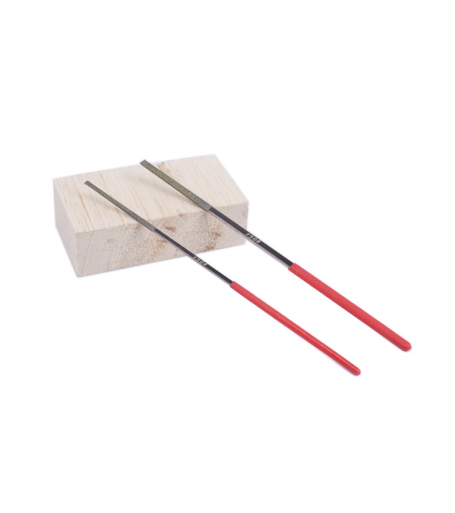 Limes de précision diamantées - 3 et 5 mm de large