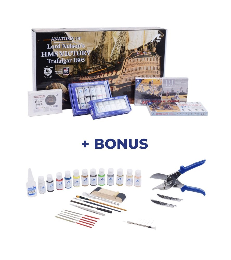 Anatomy HMS Victory. Gift Pack with Model,...