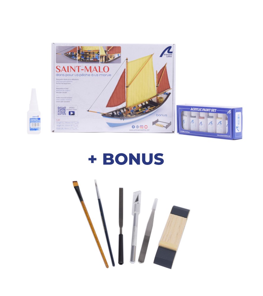 Doris Saint Malo. Gift Pack with Ship Model,...