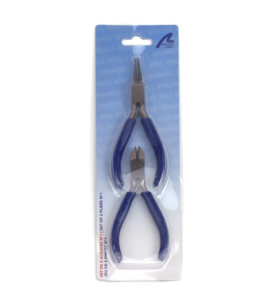 Sæt med 2 koniske tænger og skæretænger