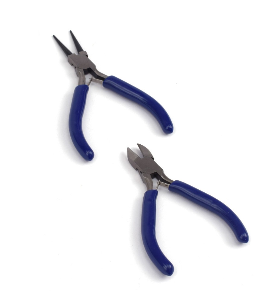 Satz mit 2 Spitzzangen und Schneidzangen