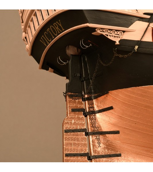 HMS VICTORY Navire de Ligne Trafalgar 1805 - 1:84 - Maquette de Bateau en Bois