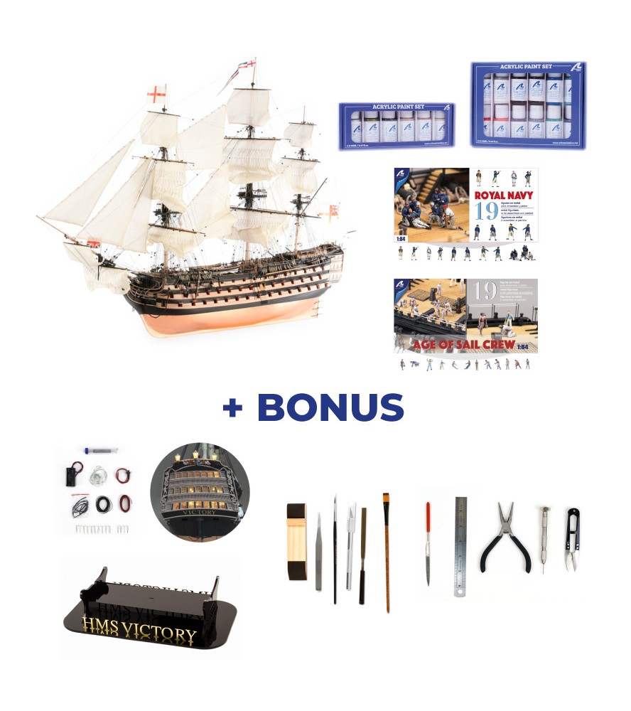 HMS Victory. Gift Pack with Ship Model,...