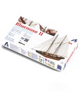 Goleta de Pesca Bluenose II 1:75. Maqueta de Barco en Madera