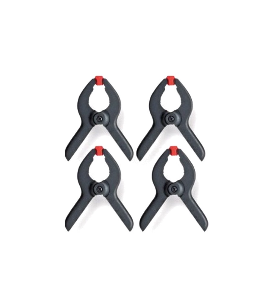 Conjunto de 4 mini-grampos de 90 mm