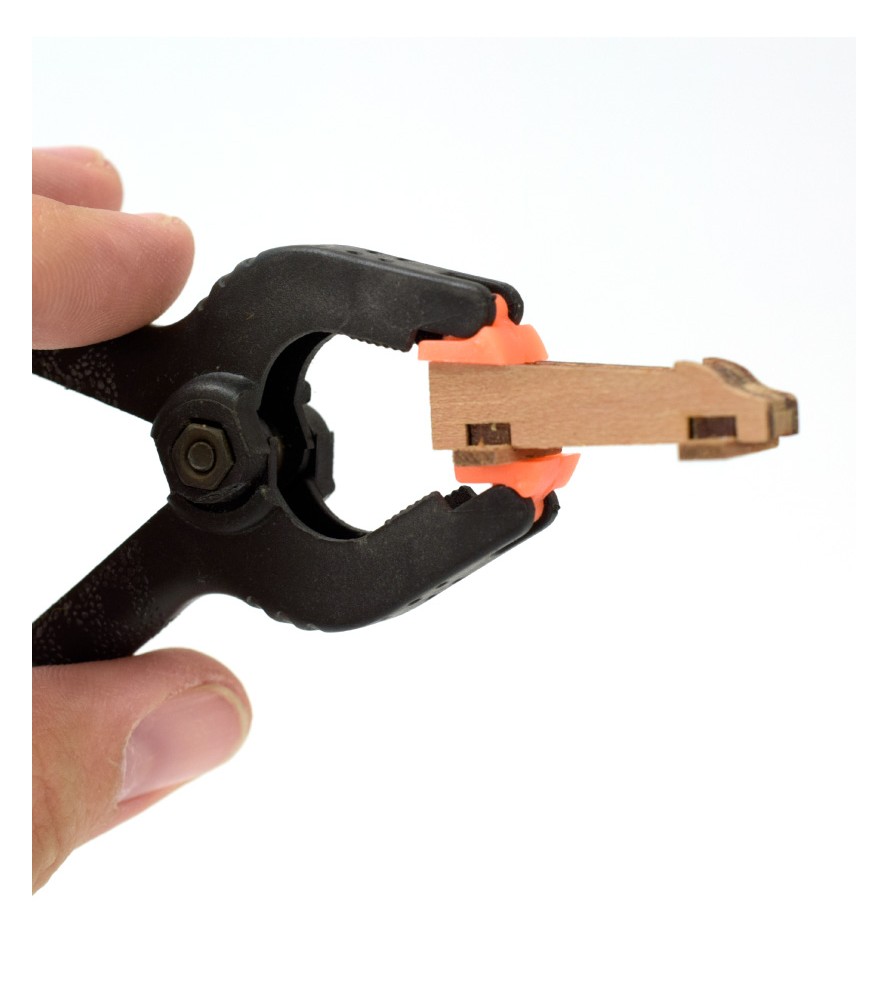 Set de 6 Mini Pinzas de Sujeción 30 mm