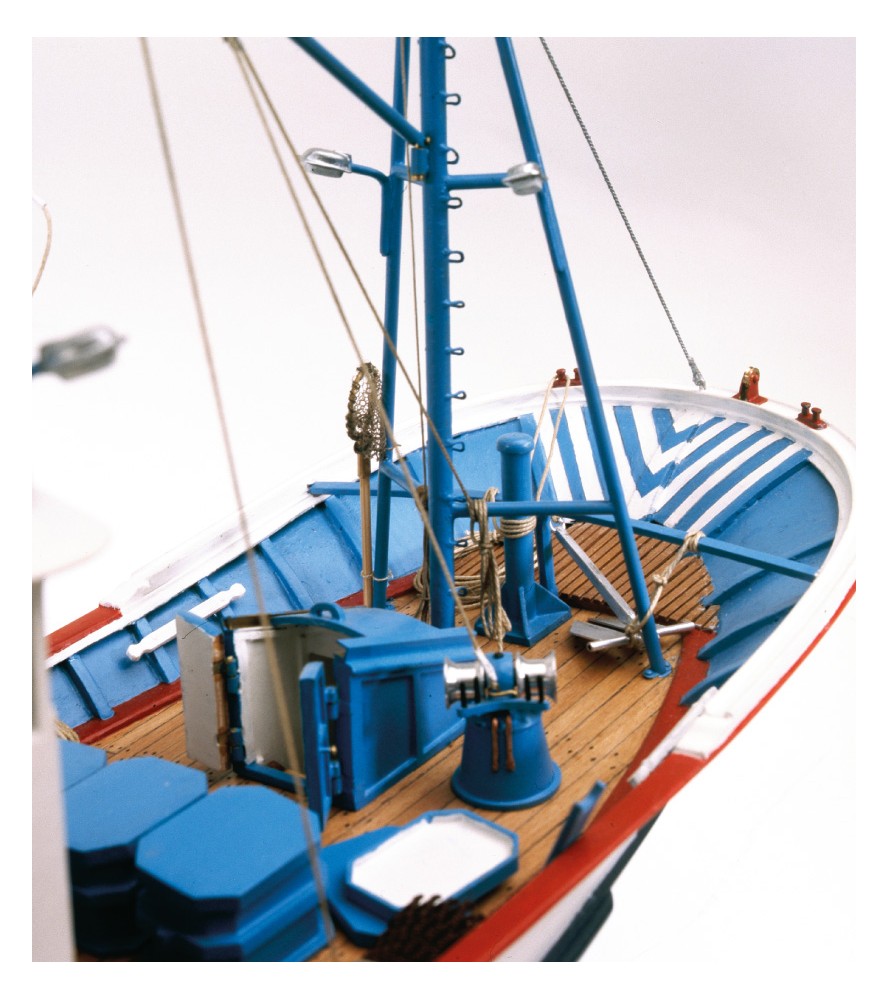 New Tuna Boat Marina II. drewniany model łodzi...