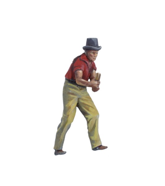 Set di 10 figure di navi in metallo: artiglieri in scala 1/48