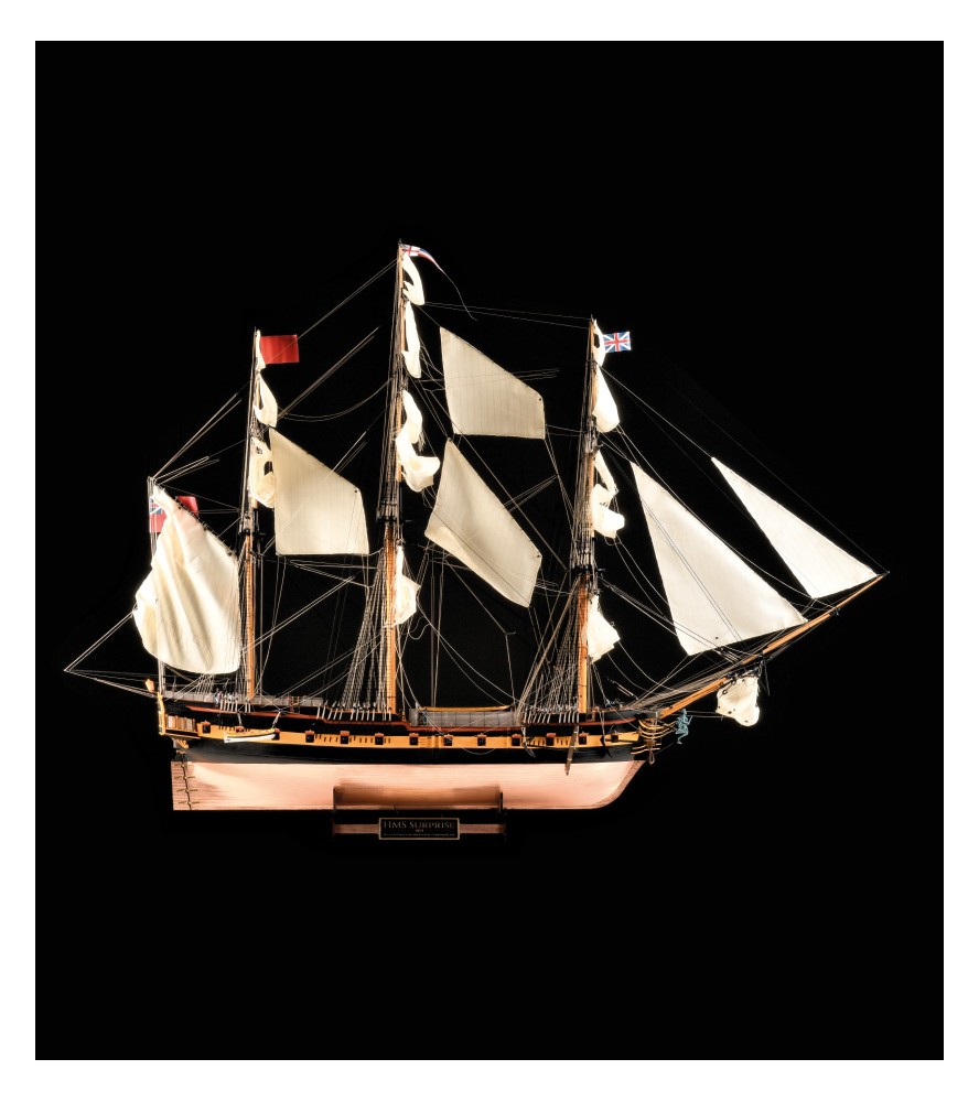 Master and Commander's HMS SURPRISE - drewniany...