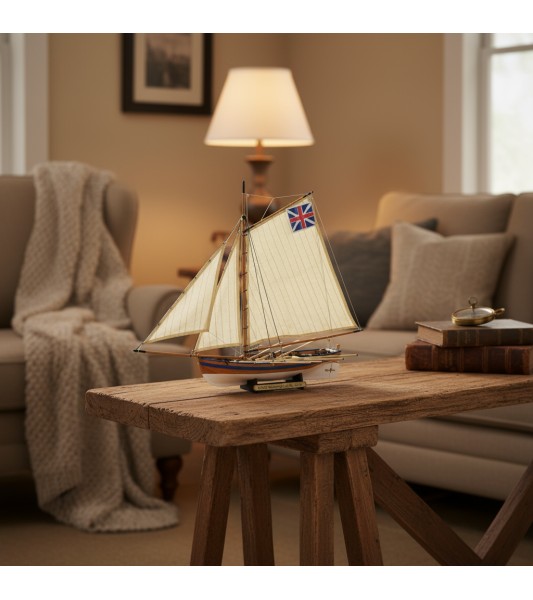 Jolly Boat HMS Bounty. Geschenkpakket met Schaalmodel, Verf en Gereedschap