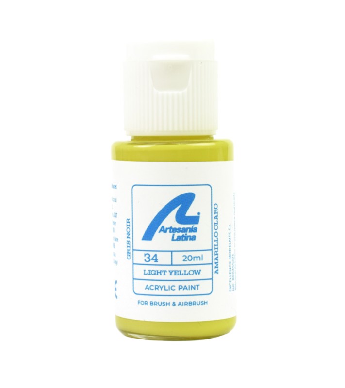 Barva na vodní bázi: Sunrise yellow (20 ml) 2