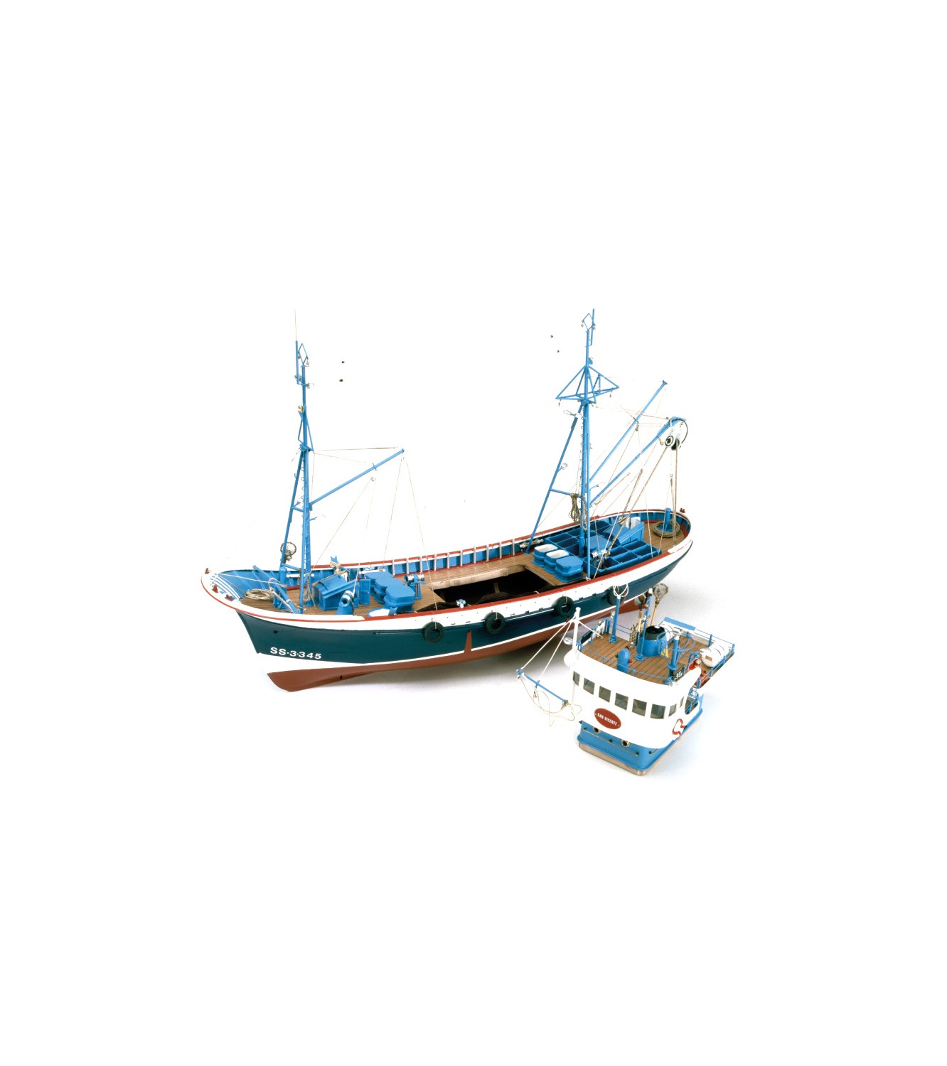 Tuna fishing Boat Marina II. Wooden Model Kit at 1:50 Scale