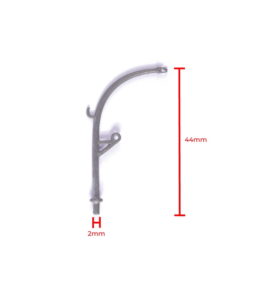 Pescante de Bote en Metal 44 mm (4 Unids.) para...