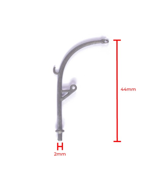 Turco metálico para barcos de 44 mm (4 unid.) para modelos de barcos