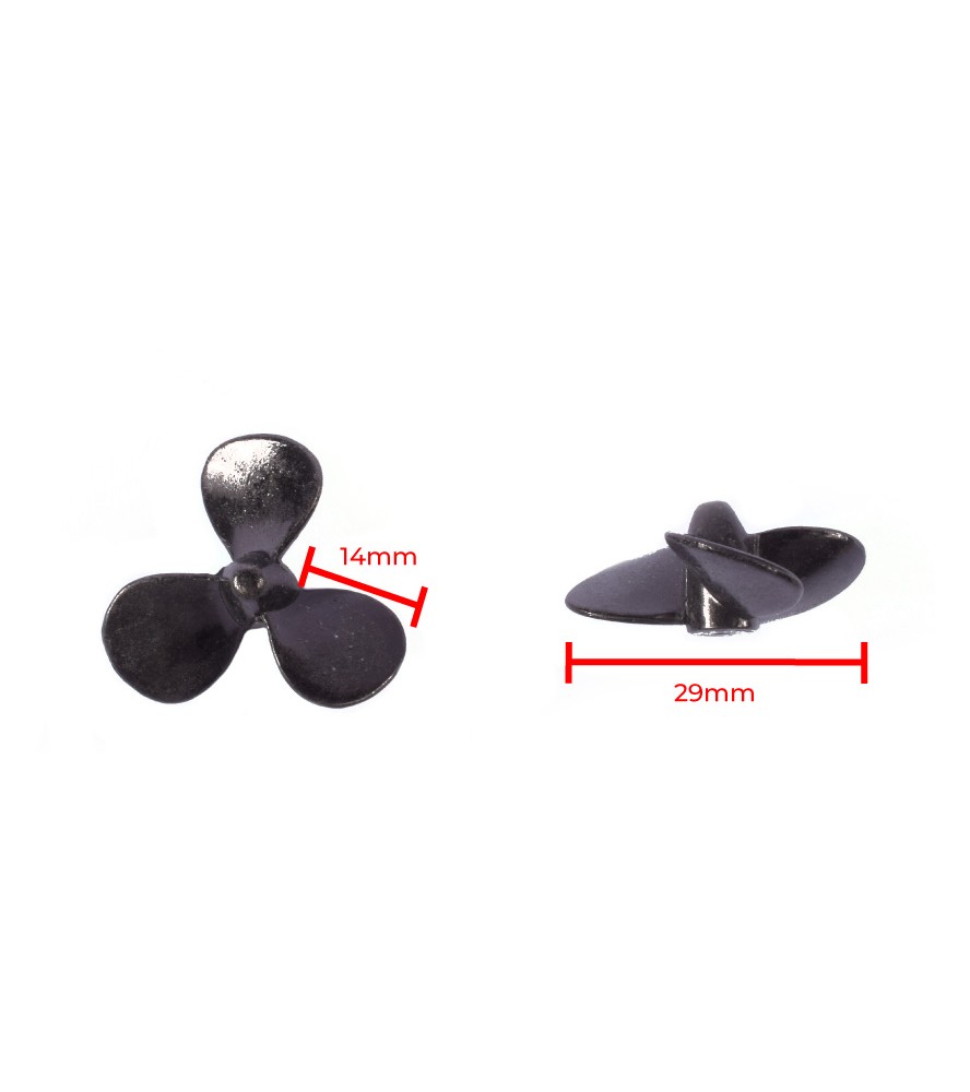3-łopatowe metalowe śmigło 29 mm (2 szt.) do...