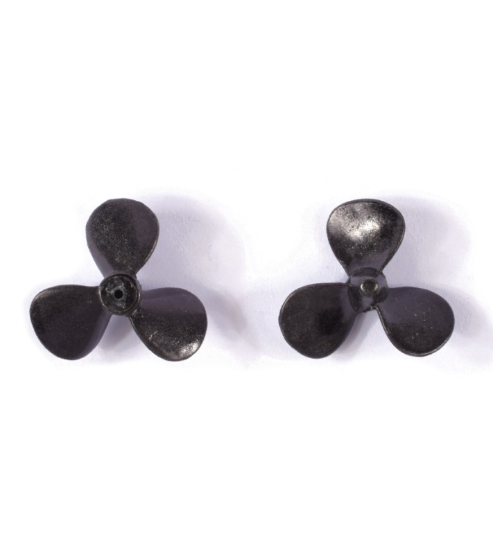 Elica a 3 pale in metallo da 29 mm (2 pezzi) per modellismo navale