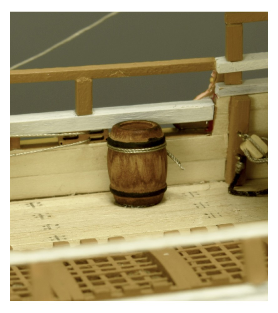 Buxushoutvat 8 mm (4 st.) voor modelscheepsbouw