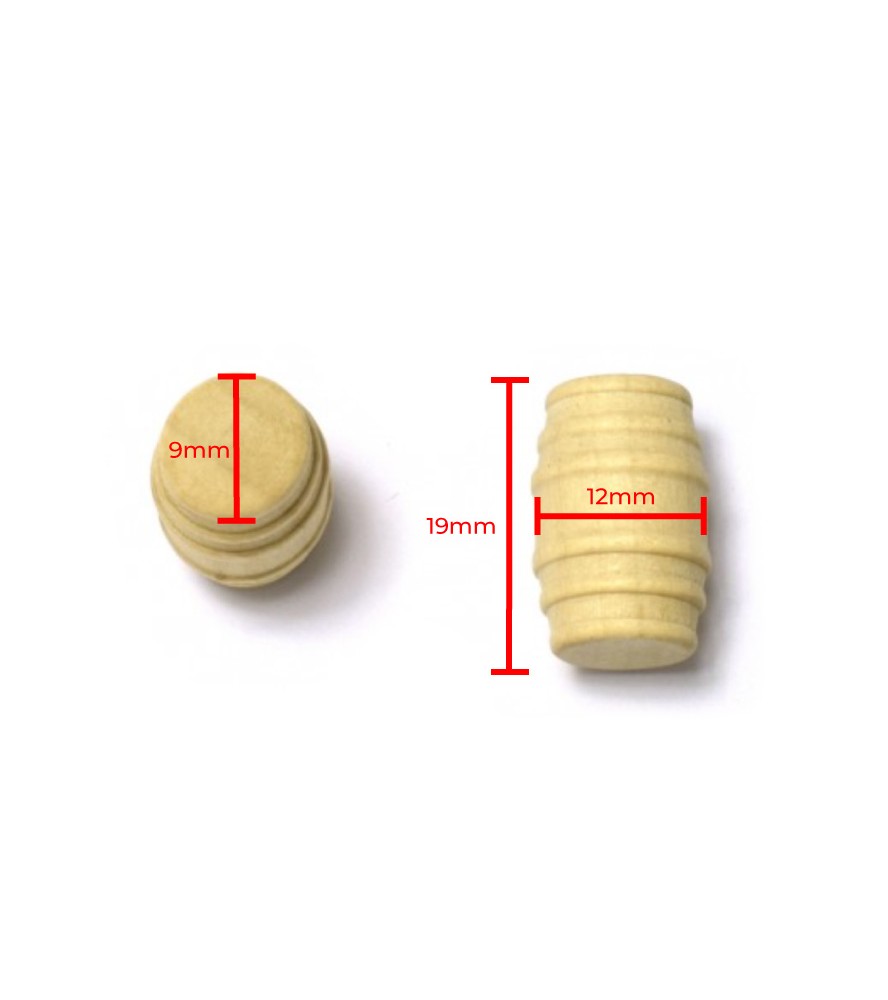 Hlaveň ze dřeva Boxwood o průměru 12 mm (4...