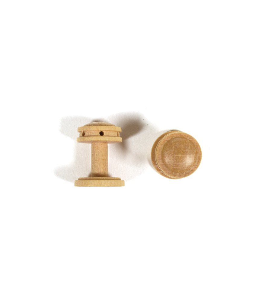 Capstan Vertical Shape in Beech Tree Wood 20 mm...