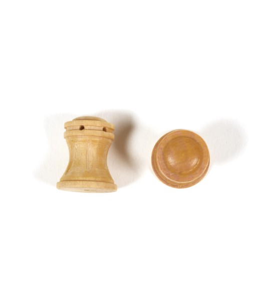 Frezowany kabestan pionowy z drewna bukowego 16 mm (2 sztuki) do modelowania statków