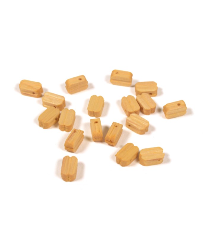 Jednoduchý blok ze dřeva Boxwood 7 mm (18 kusů) pro...