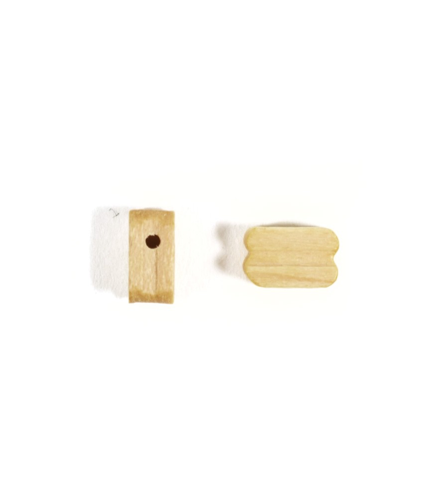 Jednoduchý blok z boxusového dřeva 6 mm (18...