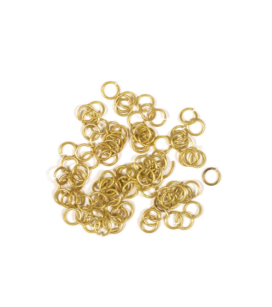 Pierścień mosiężny o średnicy 4 mm (100 sztuk)