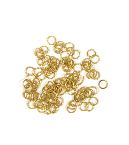 Anelli in ottone diam. 4 mm (100 pz.)