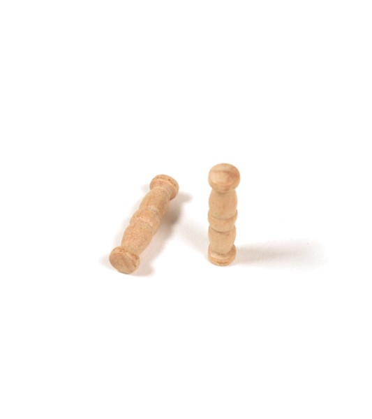 Coluna dupla de buxo 16 mm (15 unid.) para construção naval