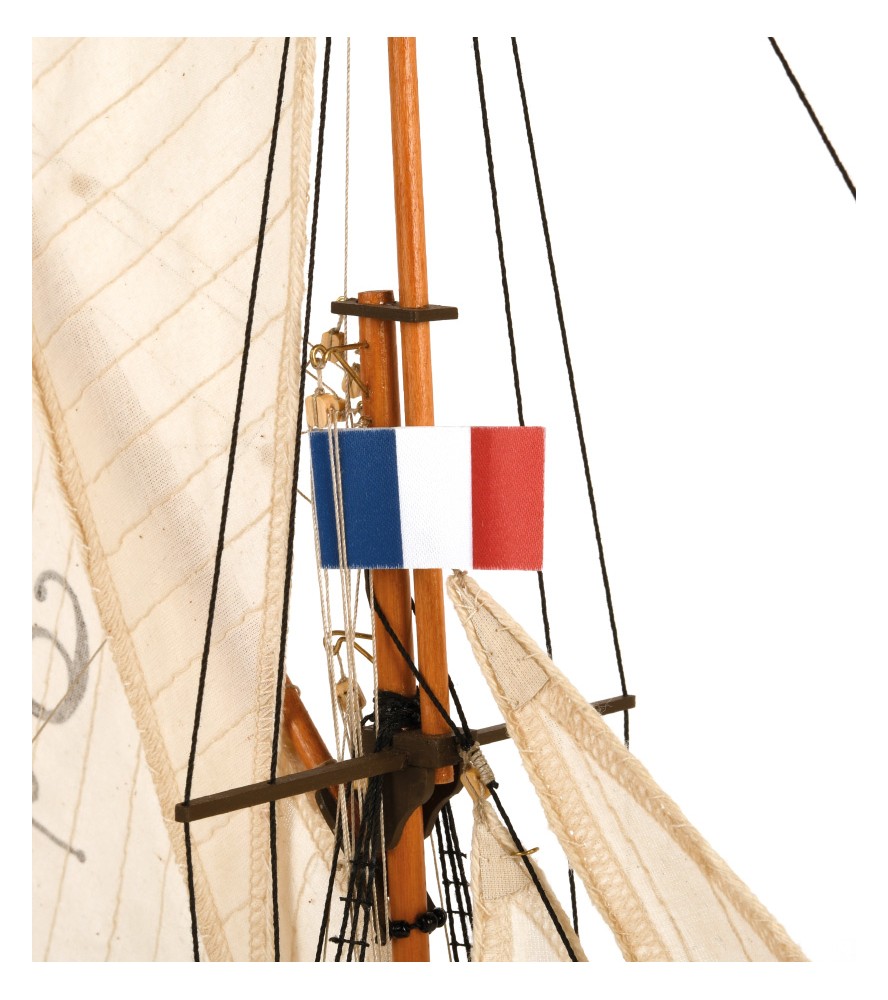 Kutter Jolie Brise 1:50, Holzmodellschiff