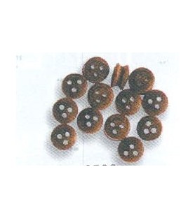 Deadeye z drewna orzechowego Dia. 5 mm (18 jednostek) do...