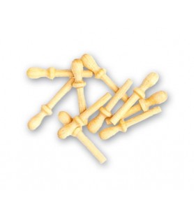Accessoires de modélisme navale: pointes en bois 14 mm
